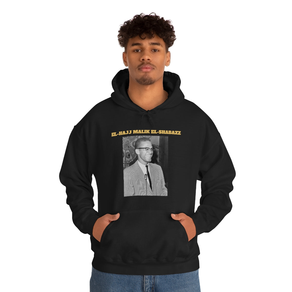 El-Hajj Malik El-Shabazz - Heavy Blend™ Hooded Sweatshirt