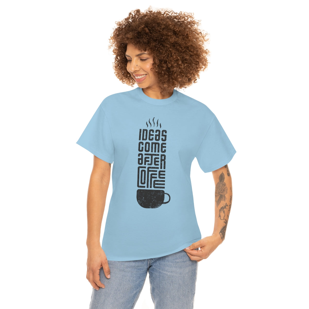 Coffee- Heavy Cotton Tee