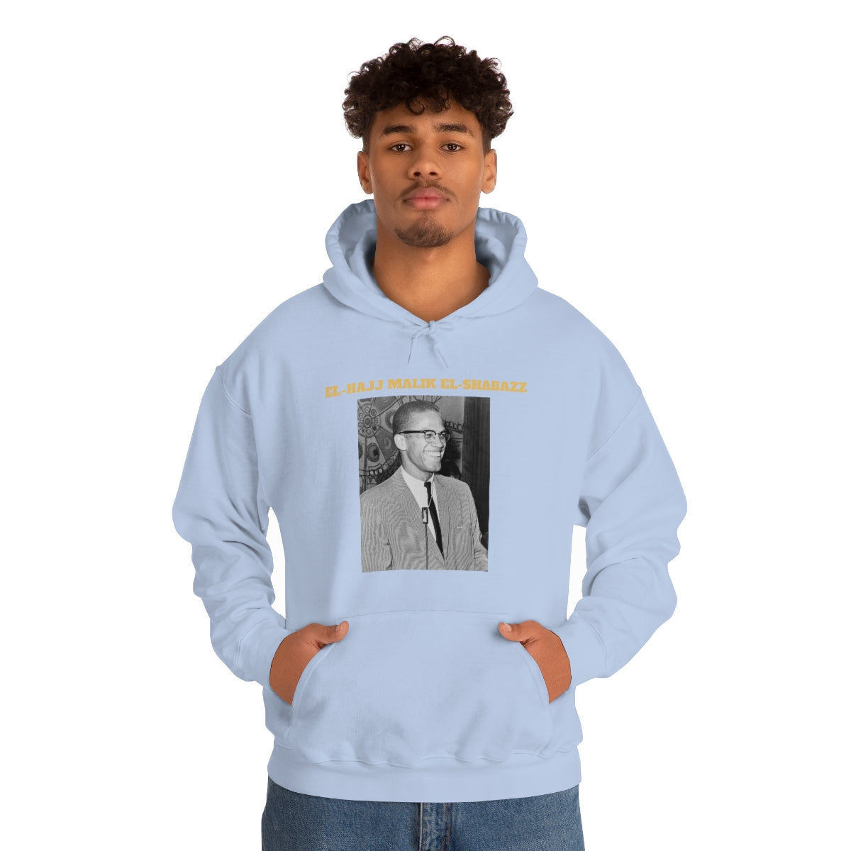 El-Hajj Malik El-Shabazz - Heavy Blend™ Hooded Sweatshirt