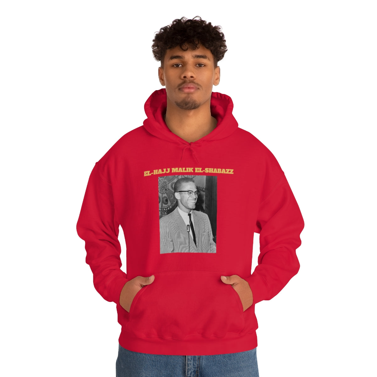 El-Hajj Malik El-Shabazz - Heavy Blend™ Hooded Sweatshirt