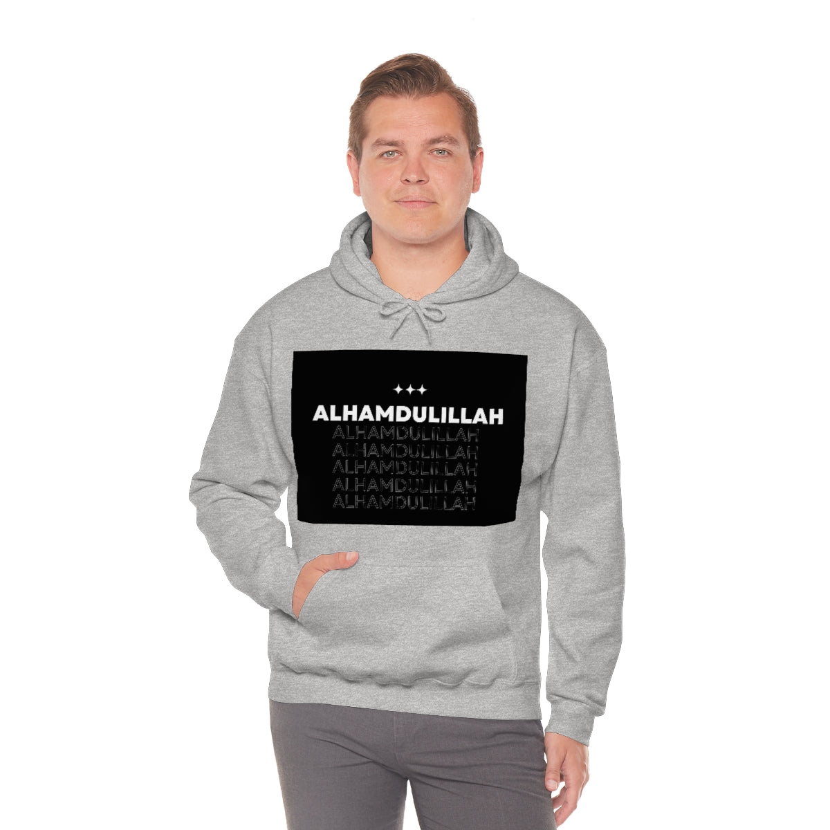 Alhamdullah -  Heavy Blend™ Hooded Sweatshirt