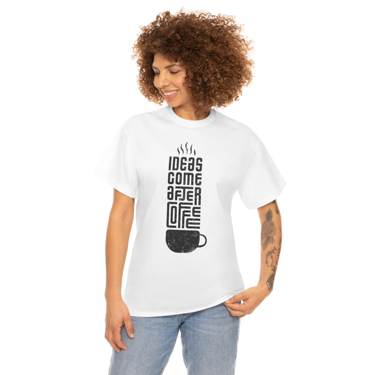 Coffee- Heavy Cotton Tee