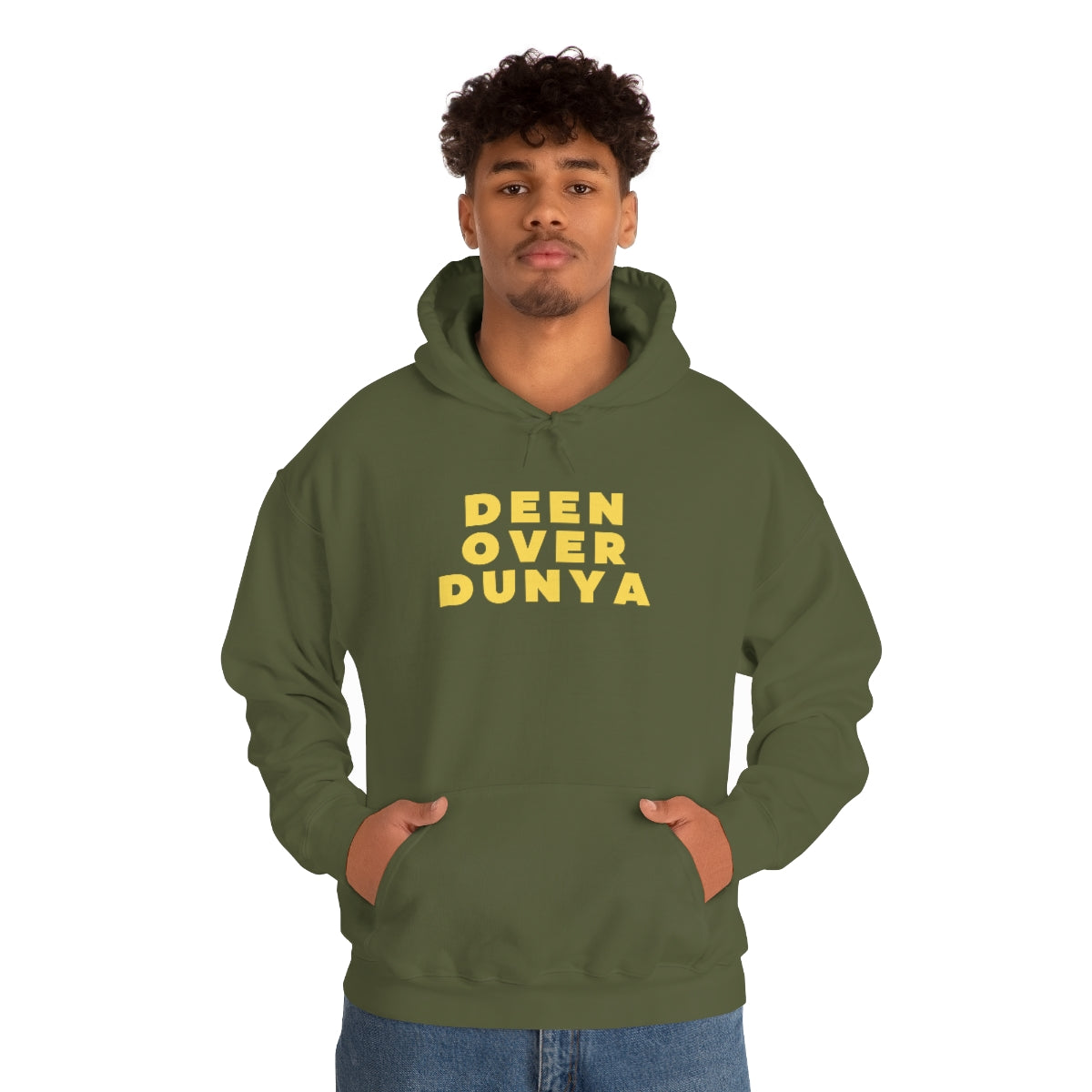 Deen Over Dunya - Hooded Sweatshirt