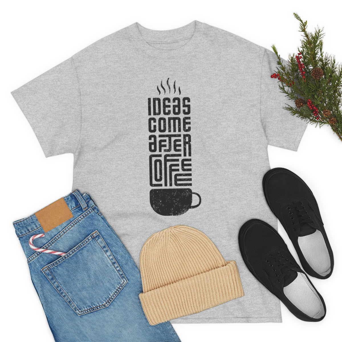 Coffee- Heavy Cotton Tee